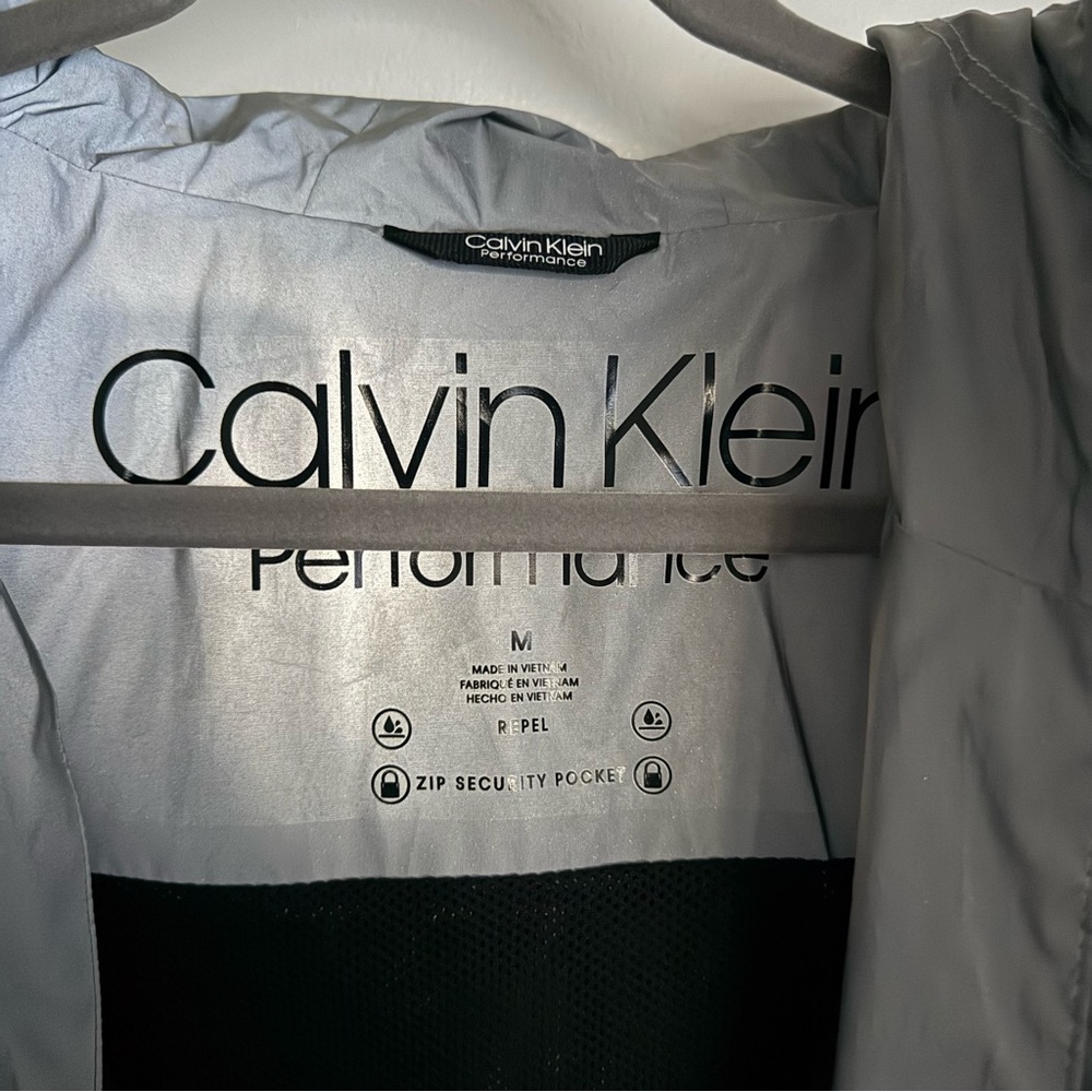 Calvin Klein Silver Reflective Performance Jacket - image 2